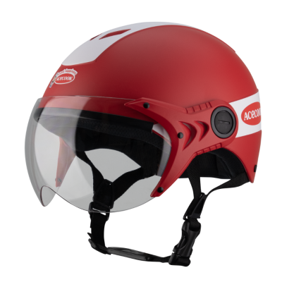 Nón bảo hiểm nửa đầu Asia MT-104K màu đỏ