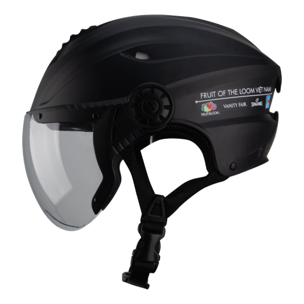 Mũ bảo hiểm 1/2 có kính Asia MT-117K 3 Nón bảo hiểm nửa đầu Asia MT-117K thoáng mát