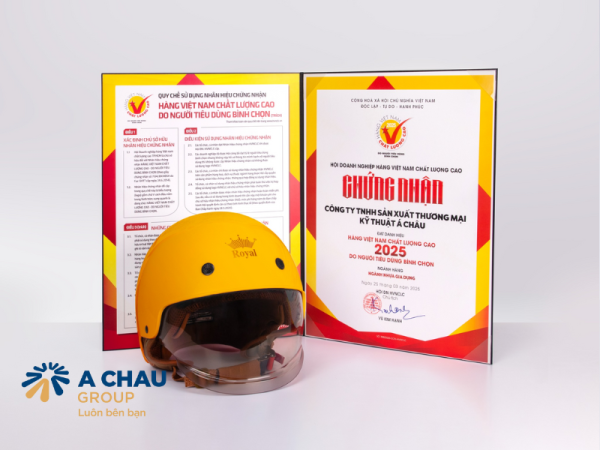 2 công ty thuộc tập đoàn quốc tế Á Châu nhận giải thưởng "Hàng việt nam chất lượng cao" do người dung bình chọn 2025 4 Giấy chứng nhận hàng Việt Nam chất lượng cao do người tiêu dùng bình chọn