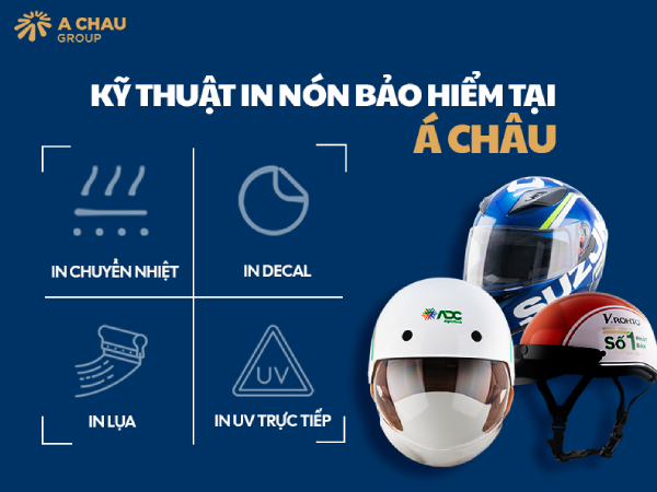 Mũ bảo hiểm in logo giá tận xưởng 2025 8 Dịch vụ in mũ bảo hiểm bằng kỹ thuật cao