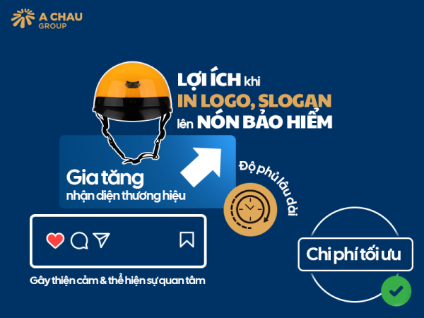 Mũ bảo hiểm in logo giá tận xưởng 2025 3 Lợi ích khi in mũ bảo hiểm