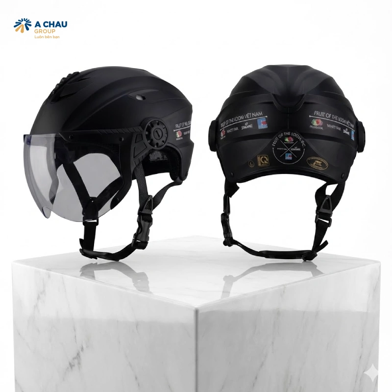 Mũ bảo hiểm in logo giá tận xưởng, ưu đãi giảm tới 25% 15 Nón bảo hiểm in logo đẹp