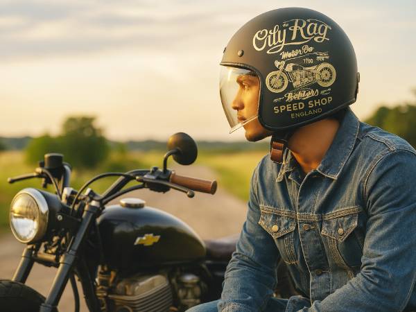 Nên in dạng nào lên mũ bảo hiểm