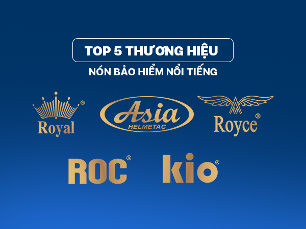 Nón bảo hiểm á châu có tốt không? Tốp 5 thương hiệu hàng đầu tại Việt Nam