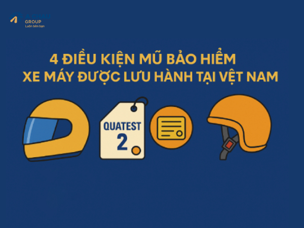 4 điều kiện mũ bảo hiểm xe máy được lưu thông tại Việt Nam