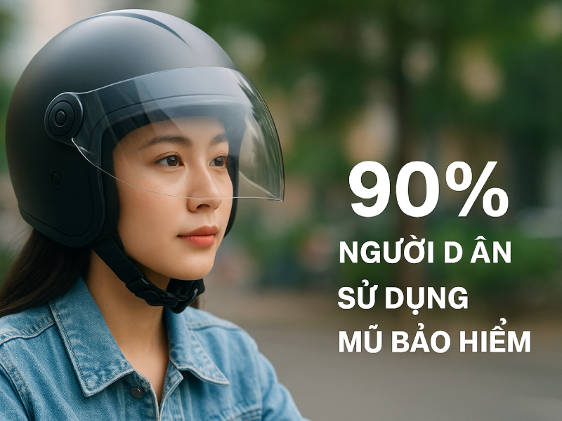 Quà tặng mũ bảo hiểm giải pháp quảng bá thương hiệu đẳng cấp 1 90% dân số Việt Nam sử dụng xe máy