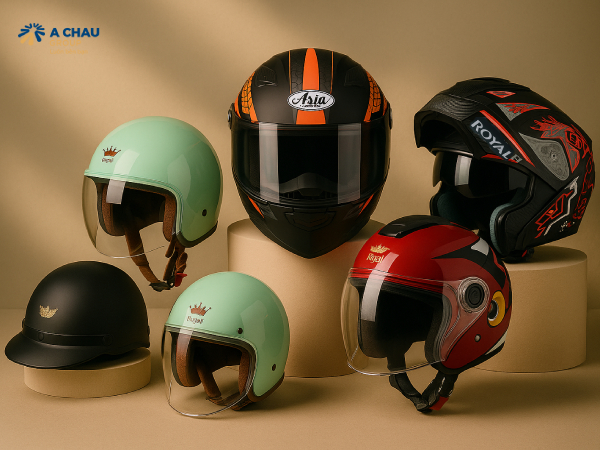 Các loại mũ bảo hiểm xe máy