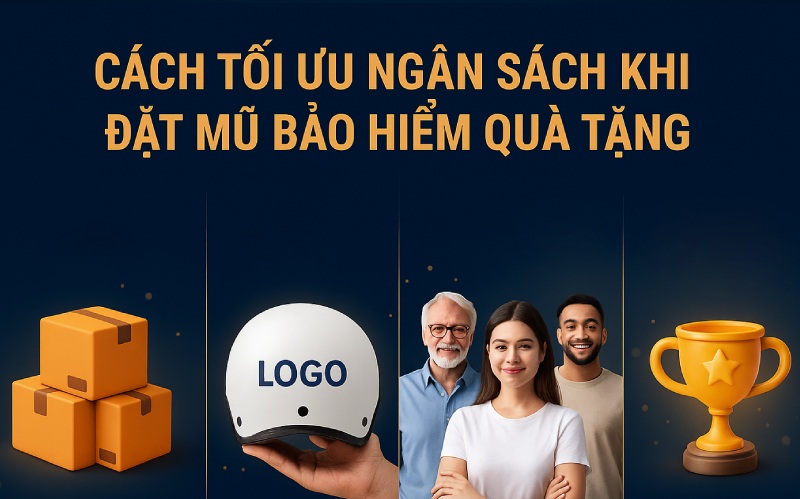 Cách chọn mũ bảo hiểm quà tặng theo ngân sách doanh nghiệp 4 Cách tối ưu ngân sách khi đặt mũ bảo hiểm quà tặng