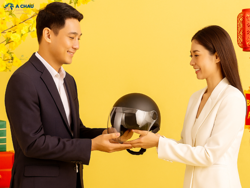 Quà tặng mũ bảo hiểm giải pháp quảng bá thương hiệu đẳng cấp 3 Dùng mũ bảo hiểm làm quà tết doanh nghiệp tạo sự khác biệt
