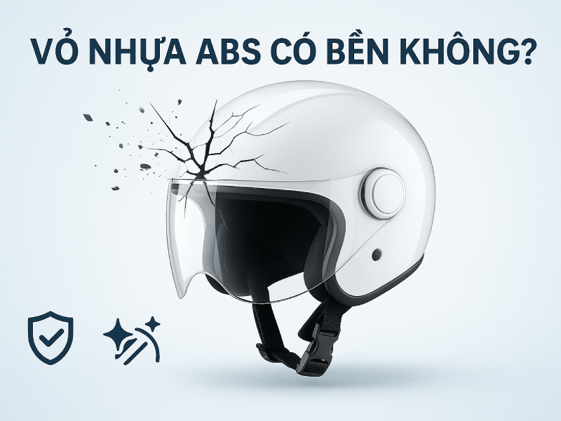Vỏ nhựa ABS của mũ bảo hiểm Á Châu có bền không? 3 Vỏ nhựa ABS có an toàn không