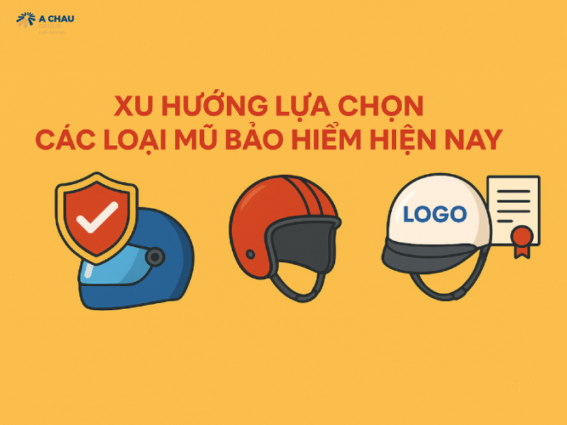 Các loại mũ bảo hiểm xe máy xu hướng nhất 2025 là gì? 7 Xu hướng lựa chọn các loại mũ bảo hiểm xe máy hiện nay