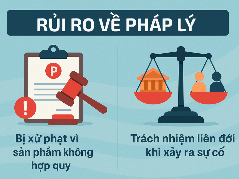 5 rủi ro đặt hàng tại xưởng sản xuất mũ bảo hiểm kém uy tín 5 Lựa chọn xưởng sản xuất mũ bảo hiểm kém uy tín có thể mang tới rủi ro về pháp lý