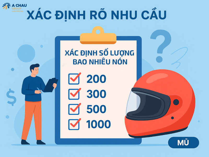 5 kinh nghiệm chọn nhà sản xuất mũ bảo hiểm uy tín 1 Kinh nghiệm chọn nhà sản xuất mũ bảo hiểm uy tín là phải xác định được nhu cầu