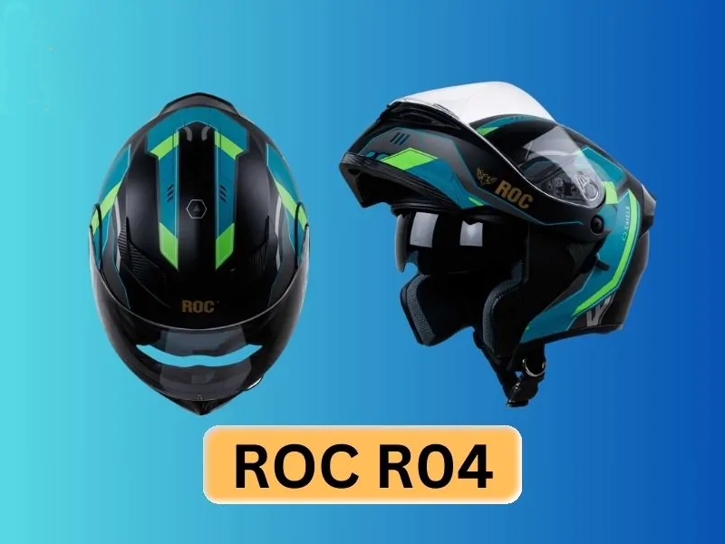 17 nón bảo hiểm có kính tốt và đáng mua nhất hiện nay 18 Mũ bảo hiểm có kính ROC R04