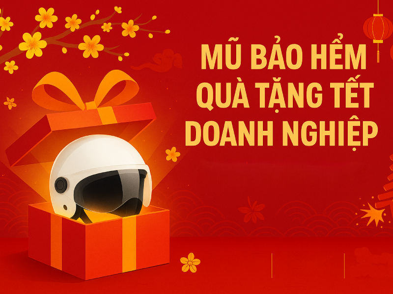 Mua quà Tết doanh nghiệp cần lưu ý những gì? 3 Mũ bảo hiểm quà tết doanh nghiệp ý nghĩa nhất