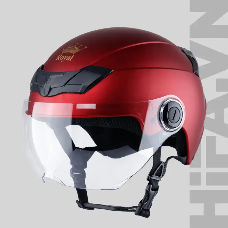 17 nón bảo hiểm có kính tốt và đáng mua nhất hiện nay 7 Nón bảo hiểm có kính Royal M153K