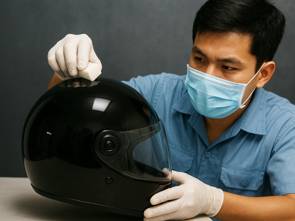 Phủ nano cho mũ bảo hiểm