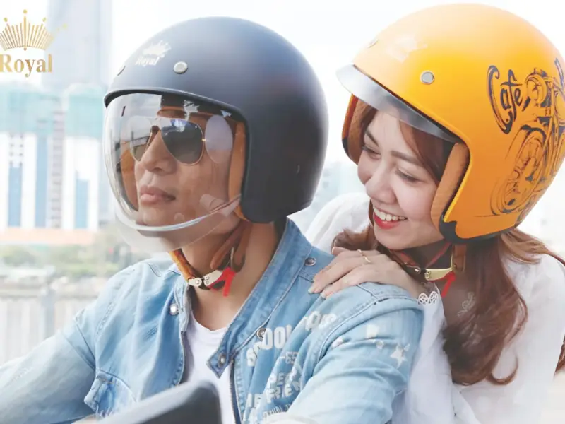 17 nón bảo hiểm có kính tốt và đáng mua nhất hiện nay 2 Mũ bảo hiểm có kinh tăng sự thoải mái khi di chuyển