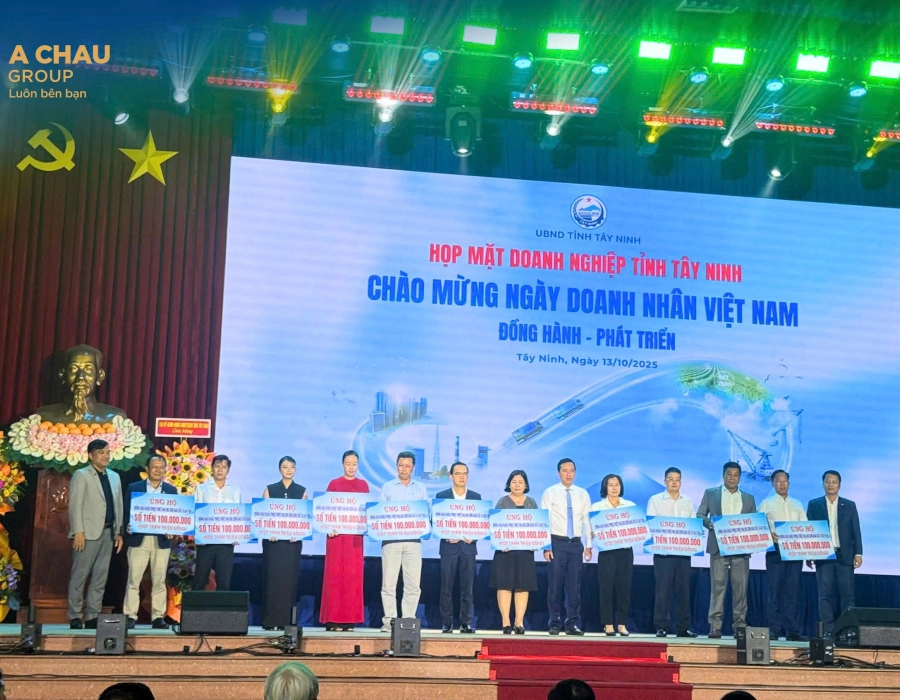 Á CHÂU GROUP ĐỒNG HÀNH CÙNG HỘI DOANH NGHIỆP TỈNH TÂY NINH