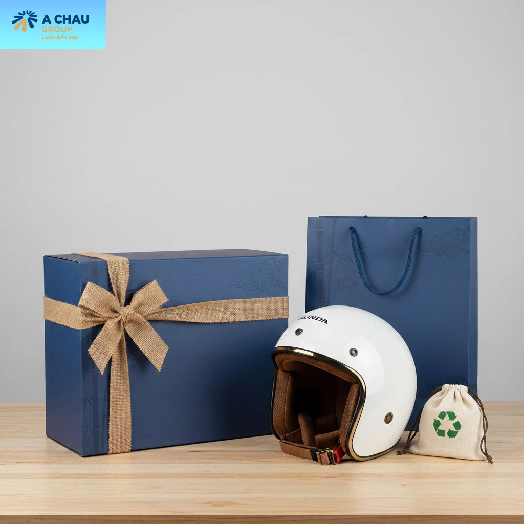Top xu hướng mũ bảo hiểm quà tặng doanh nghiệp và quà tri ân khách hàng Tết 2026 4 Mũ bảo hiểm in logo làm quà tri ân khách hàng