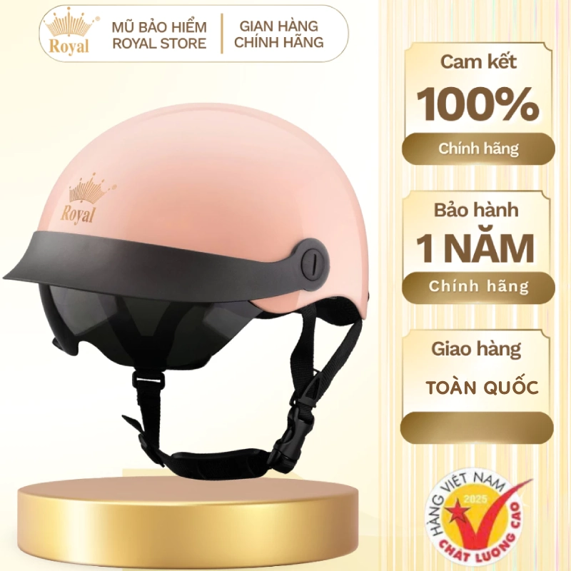 21 mẫu mũ bảo hiểm nữ đẹp nhất hiện nay 15 Nón bảo hiểm nữ đẹp Royal M579LT