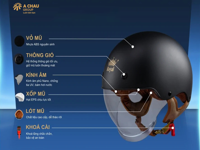 Mũ bảo hiểm đi mưa – Giải pháp an toàn và tiện lợi trong mùa mưa 2025 4 Thiết kế chống nước và kính chắn gió trong suốt giúp mũ bảo hiểm đi mưa luôn có tầm nhìn luôn rõ khi đi mưa.