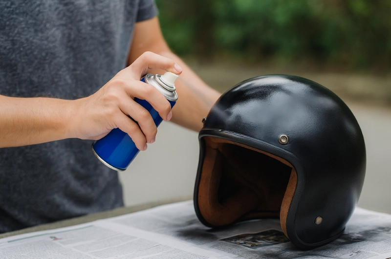 Hướng dẫn 5 cách làm mới nón bảo hiểm đơn giản tại nhà 3 Cách làm mới nón bảo hiểm bằng việc phủ nano cho nón