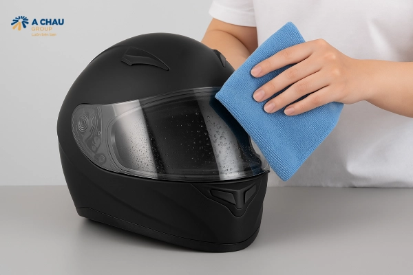 Cách làm mới nón bảo hiểm