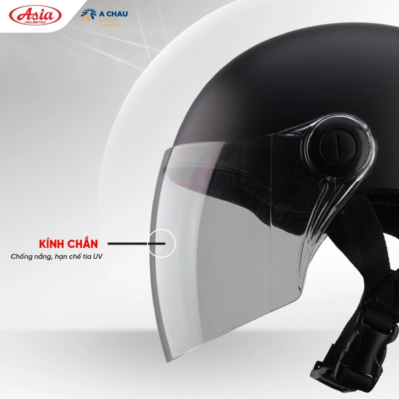 Giá mũ bảo hiểm nửa đầu tại Á Châu bao nhiêu? 4 Có thêm kính chắn gió sẽ tăng giá mũ bảo hiểm nửa đầu