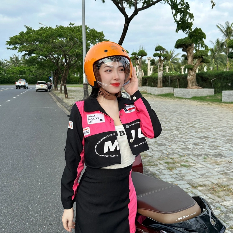 Đội nón bảo hiểm 3/4 bảo vệ tốt hơn, an toàn và an tâm hơn khi đi xe máy