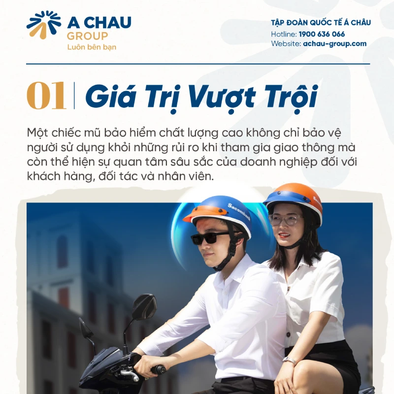 Làm mũ bảo hiểm quảng bá thương hiệu có hiệu quả không? 2 Mũ bảo hiểm quảng bá thương hiệu mang lại giá trị thực