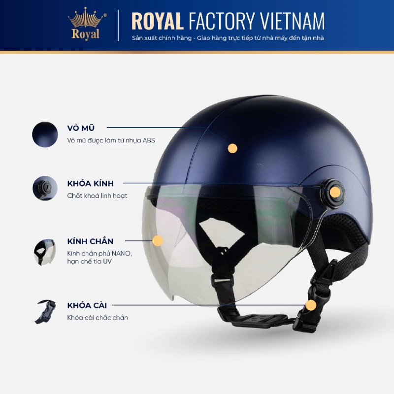 21 mẫu mũ bảo hiểm nữ đẹp nhất hiện nay 6 Nón bảo hiểm nữ Asia MT-128K