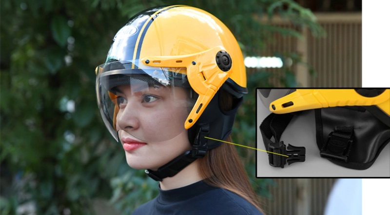 21 mẫu mũ bảo hiểm nữ đẹp nhất hiện nay 5 Nón bảo hiểm nữ Asia MT-114KC