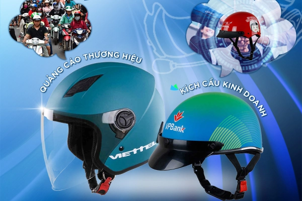 5 lợi ích tuyệt vời khi doanh nghiệp tặng nón bảo hiểm in logo