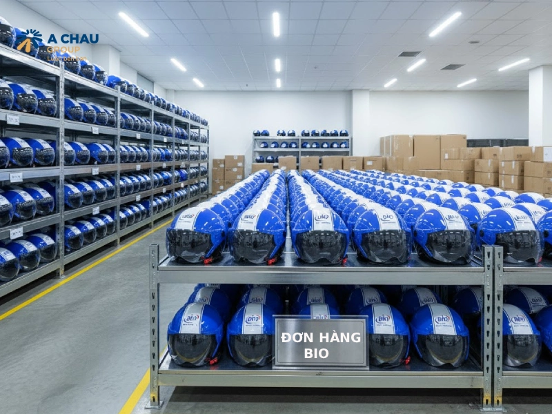 Mũ bảo hiểm đặt theo đơn hàng doanh nghiệp, xu hướng quà tặng khẳng định đẳng cấp thương hiệu