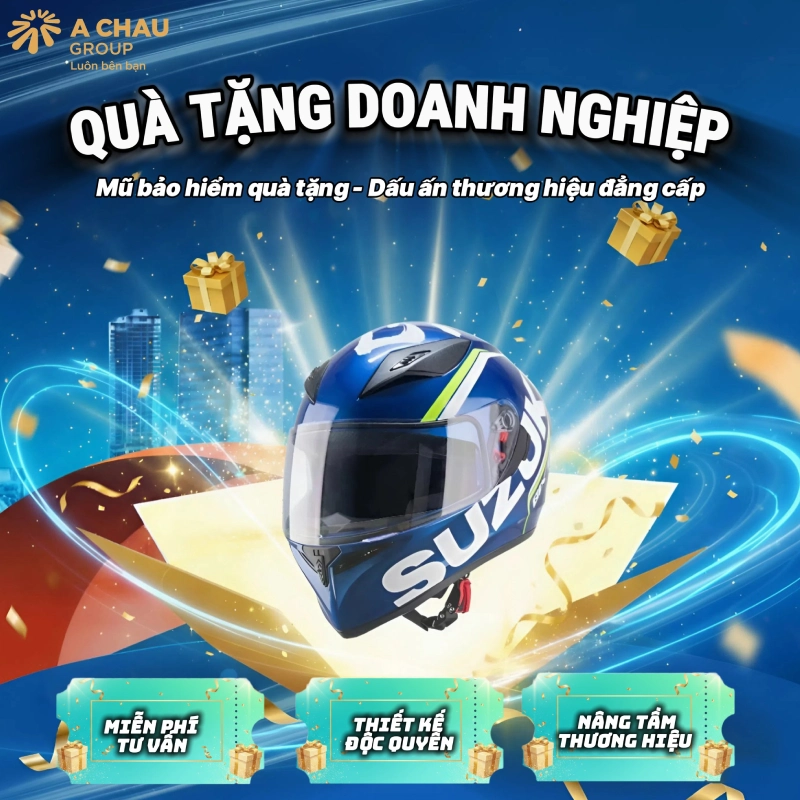 Nón bảo hiểm in logo doanh nghiệp – gợi ý quà tặng doanh nghiệp tốt nhất