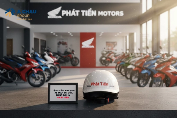 Chuyên sản xuất mũ bảo hiểm quảng cáo cho đại lý xe máy