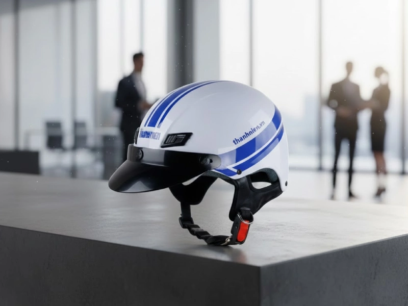 Mũ bảo hiểm quảng cáo tặng nhân viên nội bộ