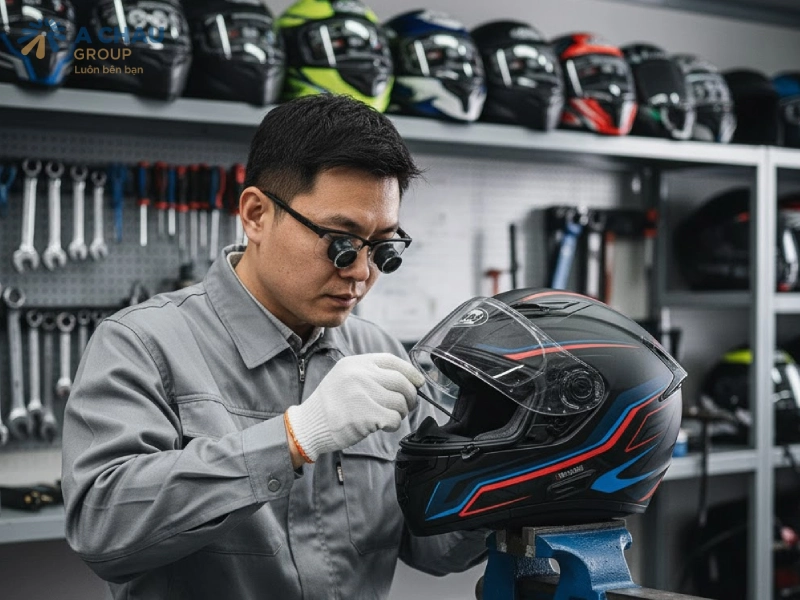 Nên sửa mũ bảo hiểm ở đâu tốt