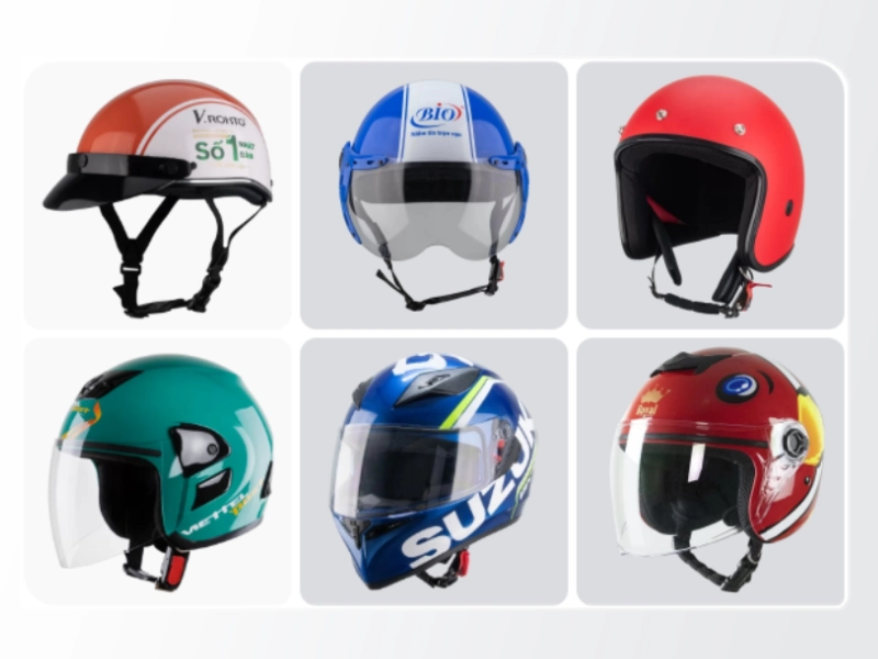 Các loại mũ bảo hiểm quảng cáo phổ biến nhất hiện nay