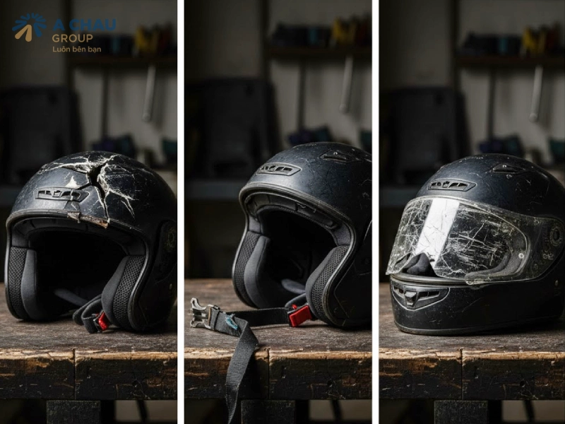 Những trường hợp nên thay mũ bảo hiểm mới thay vì cố gắng sửa chữa