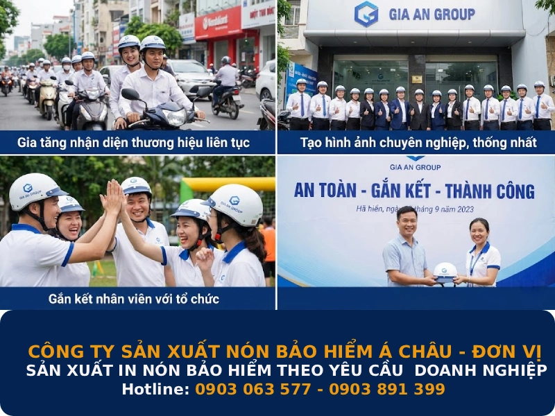 Vì sao doanh nghiệp đang có xu hướng sử dụng mũ bảo hiểm để làm quà tặng cho nhân viên