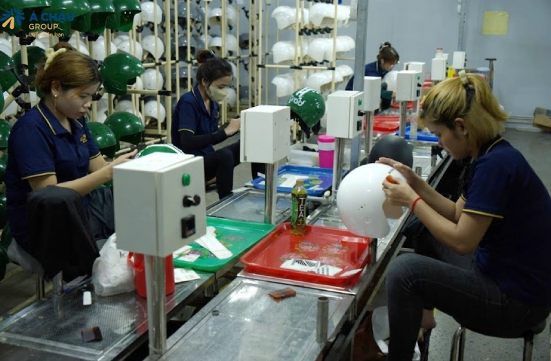 Á Châu – công ty sản xuất mũ bảo hiểm, in mũ bảo hiểm cho doanh nghiệp chất lượng cao