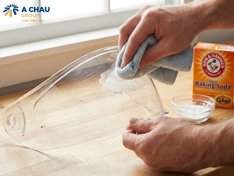 Xóa vết xước bằng Baking Soda