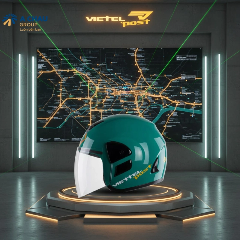 Nên chọn màu nón bảo hiểm quảng cáo làm nổi bật logo thương hiệu