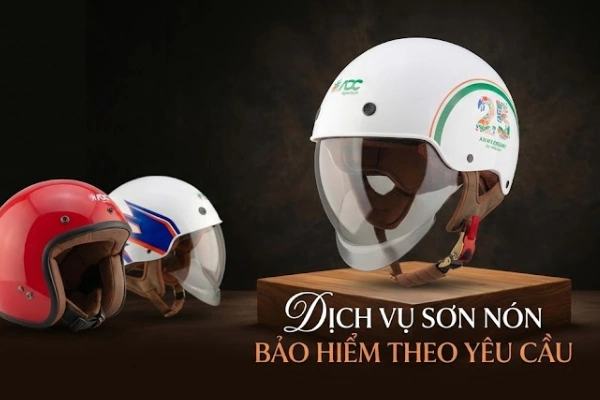 Dịch vụ sơn nón bảo hiểm theo yêu cầu giá tốt nhất