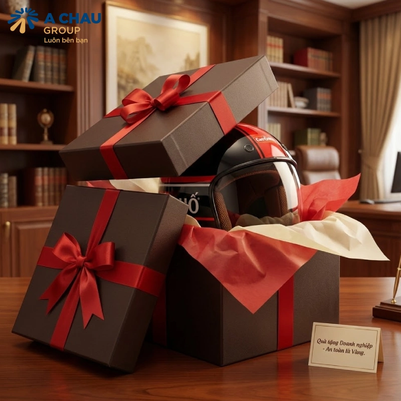 Đối với doanh nghiệp, nón bảo hiểm che mặt là một trong những quà tặng thiết thực và giá trị nhất