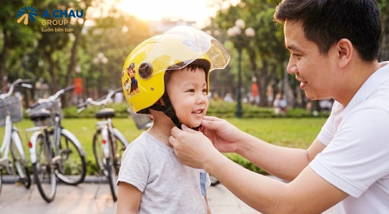 Đội mũ vừa vặn, không lỏng cũng không quá chật