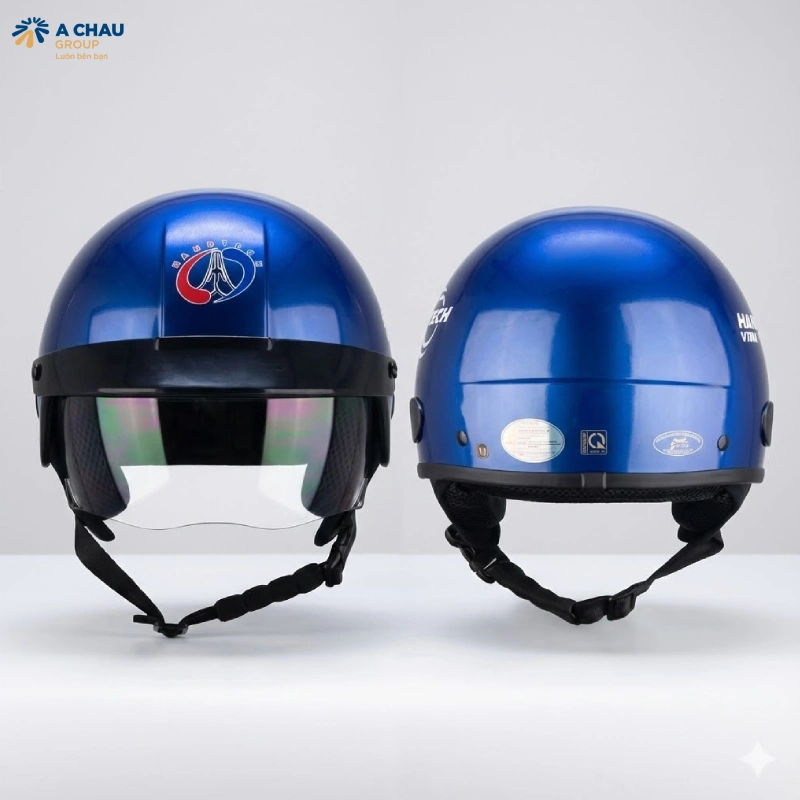 In mũ bảo hiểm tại Á Châu đảm bảo logo, thông tin được in sắc nét, bền đẹp