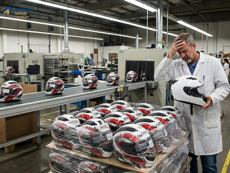 Không kiểm tra mẫu in thực tế trước khi sản xuất hàng loạt